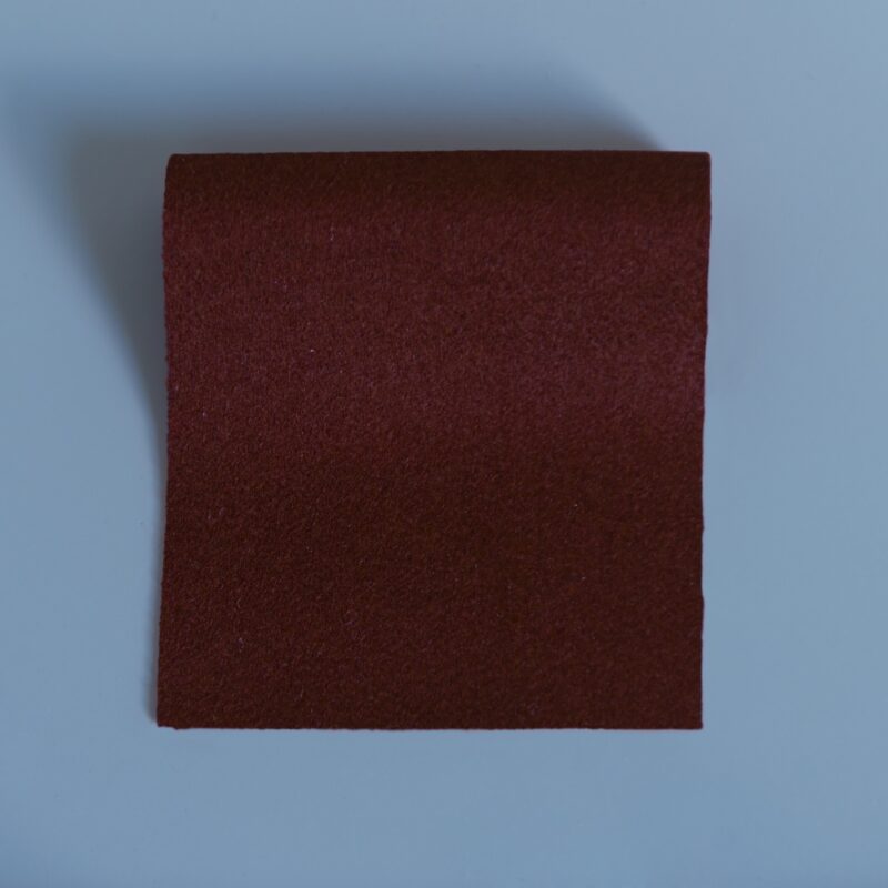 Doe Skin Baize Swatch Para Maroon