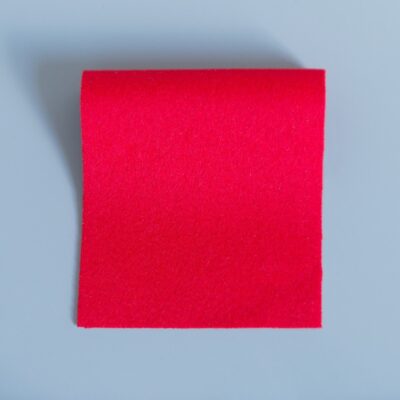 Baize Offcuts – Bright Red