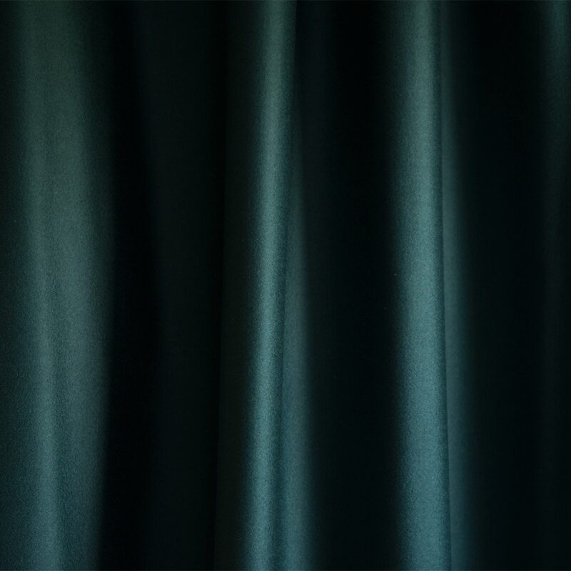 Merino Wool Baize Ruffled - Hunter Green