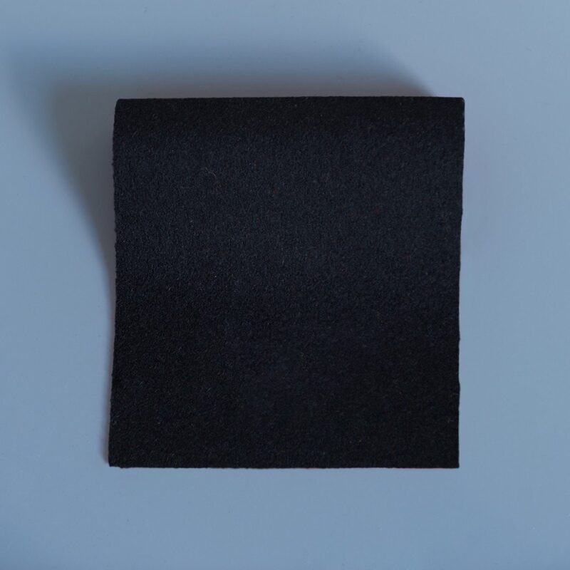 Extra Wide Broadcloth Black Baize for fashion, millinery and interior design