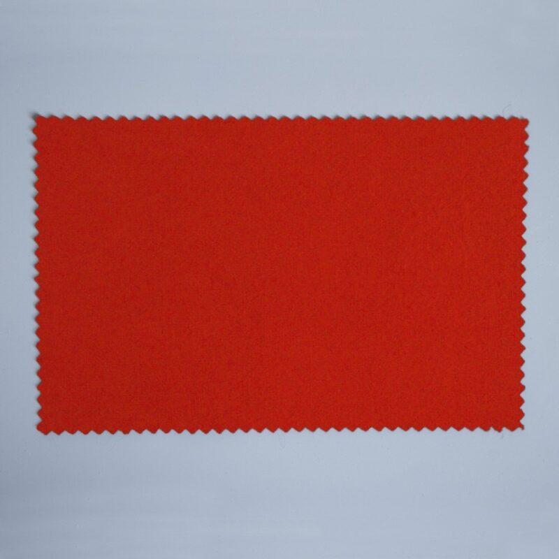 Extra Wide Broadcloth Bright Red baize for fashion, millinery and interior design