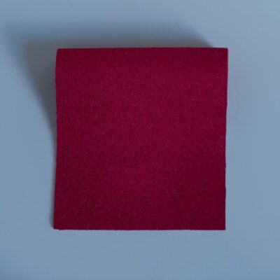 Cherry Red Precut Baize Squares – Card Table Size