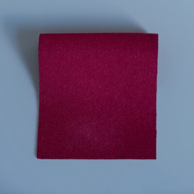 Extra Wide Broadcloth Calret Red baize for fashion, millinery and interior design