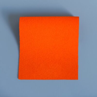 Bright Orange Precut Baize Squares – Card Table Size