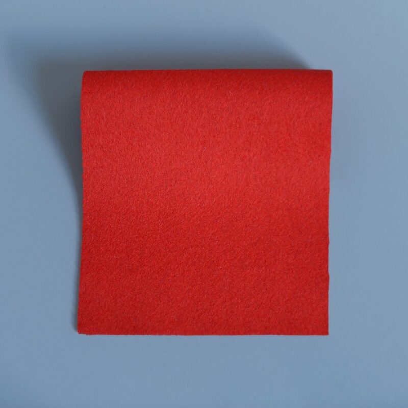 Doe Skin Baize Swatch Medium Scarlet