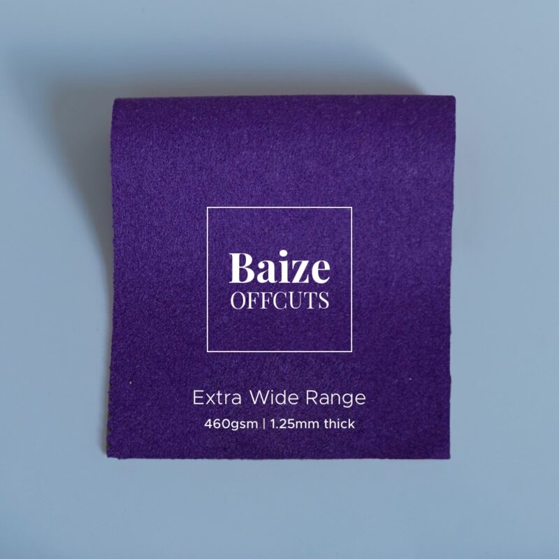 baize offcuts remnants purple