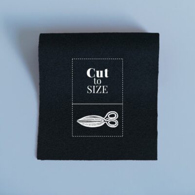 Cloth Cut to Size – Black Merino Wool Baize