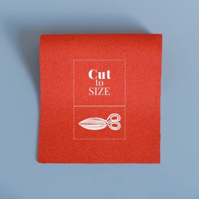 Cloth Cut to Size – Bright Scarlet Merino Wool Baize