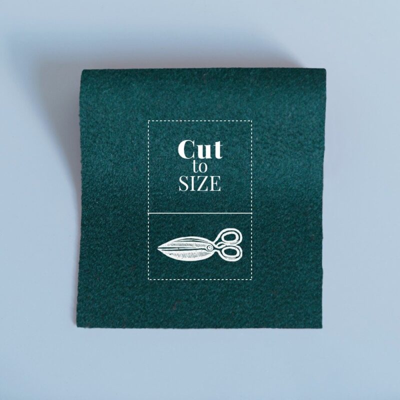 cloth cut to size racing green merino wool baize