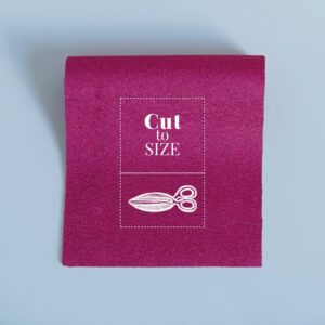Cloth Cut to Size – Raspberry Merino Wool Baize