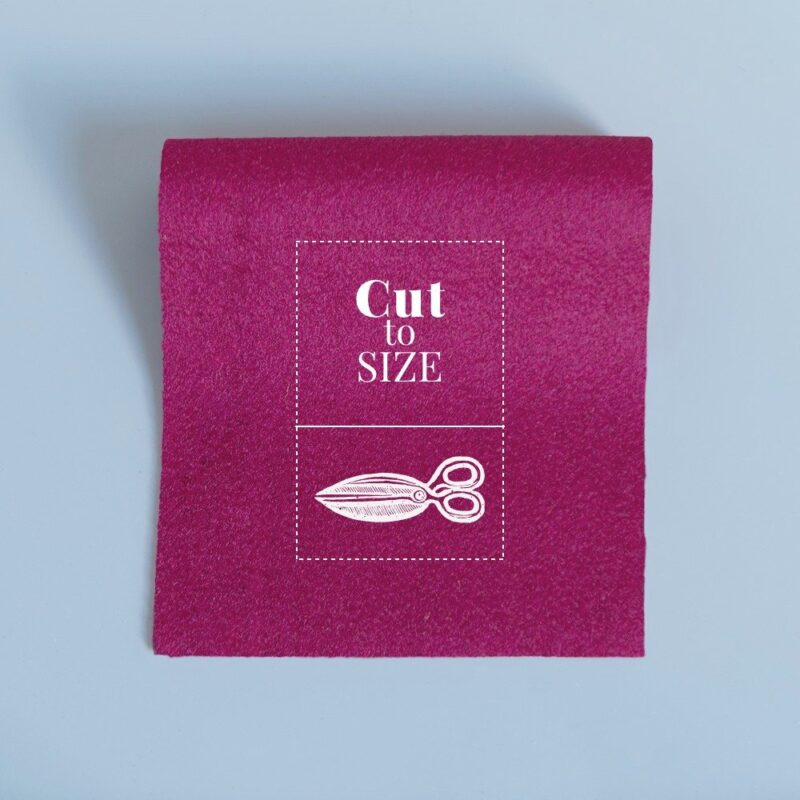 cloth cut to size raspberry merino wool baize