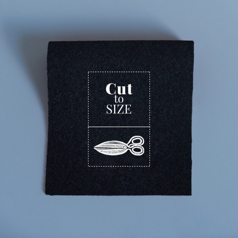 Fabric Cut to Size - Black Standard Baize