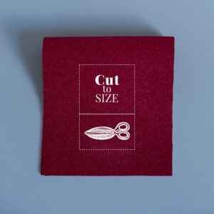 Fabric Cut to Size – Burgundy Standard Baize