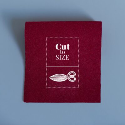 Fabric Cut to Size – Burgundy Heritage Baize
