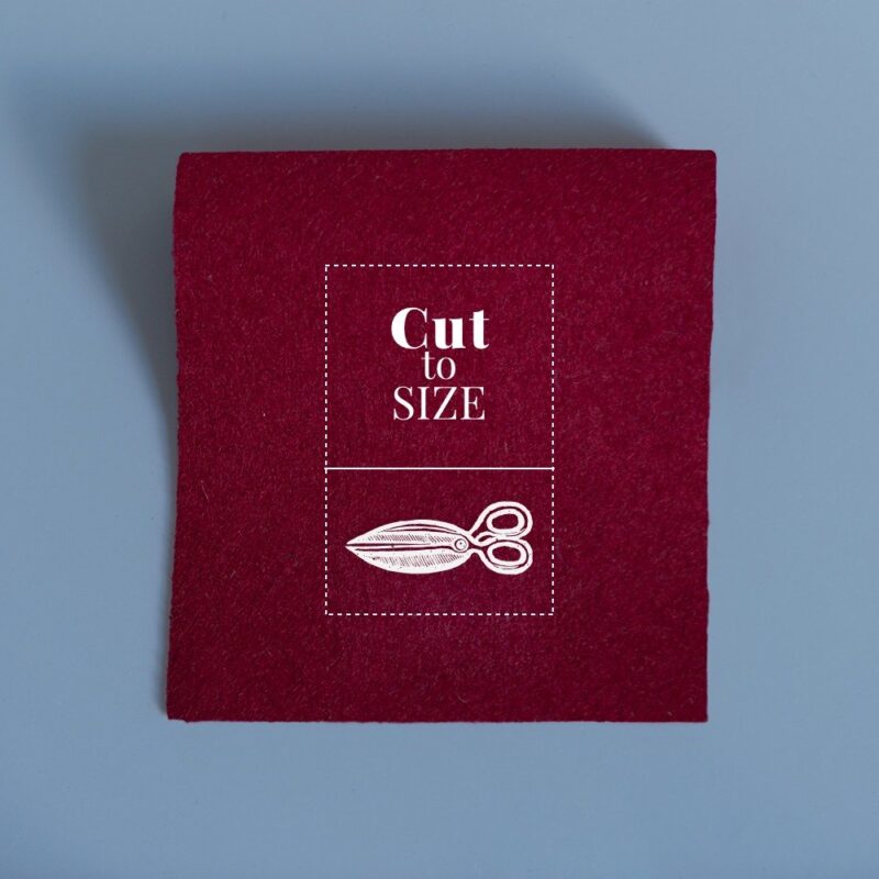 Fabric Cut to Size - Burgundy Heritage Baize