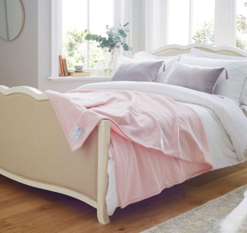 John Atkinsion Siesta Double Pink Draped on Bed