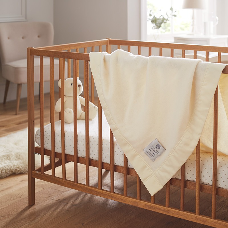 John Atkinson Luxury Baby Blankets with satin trim