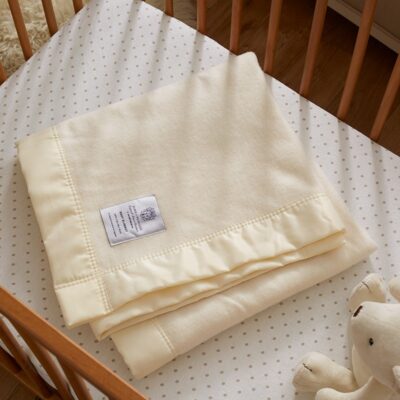 John Atkinson 100% Merino Wool Baby Blanket