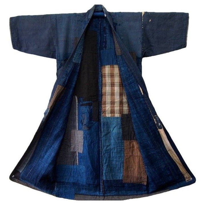 vintage japanese boro kimono