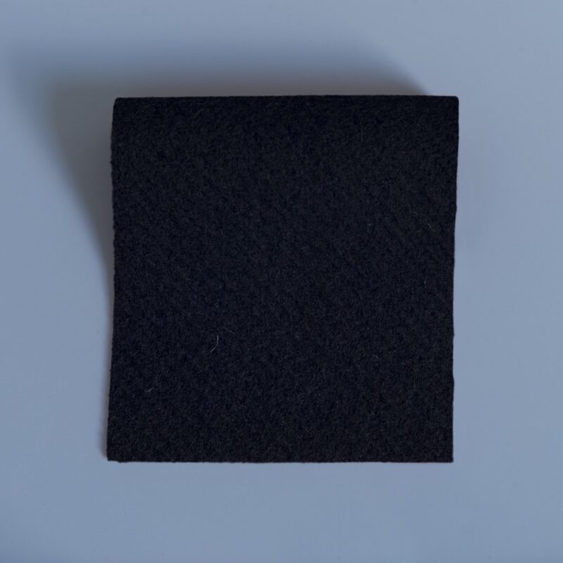 Black Duffle Fabric - soft warm and hardwearing