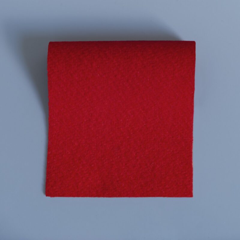 Red Duffle Fabric - soft warm and hardwearing