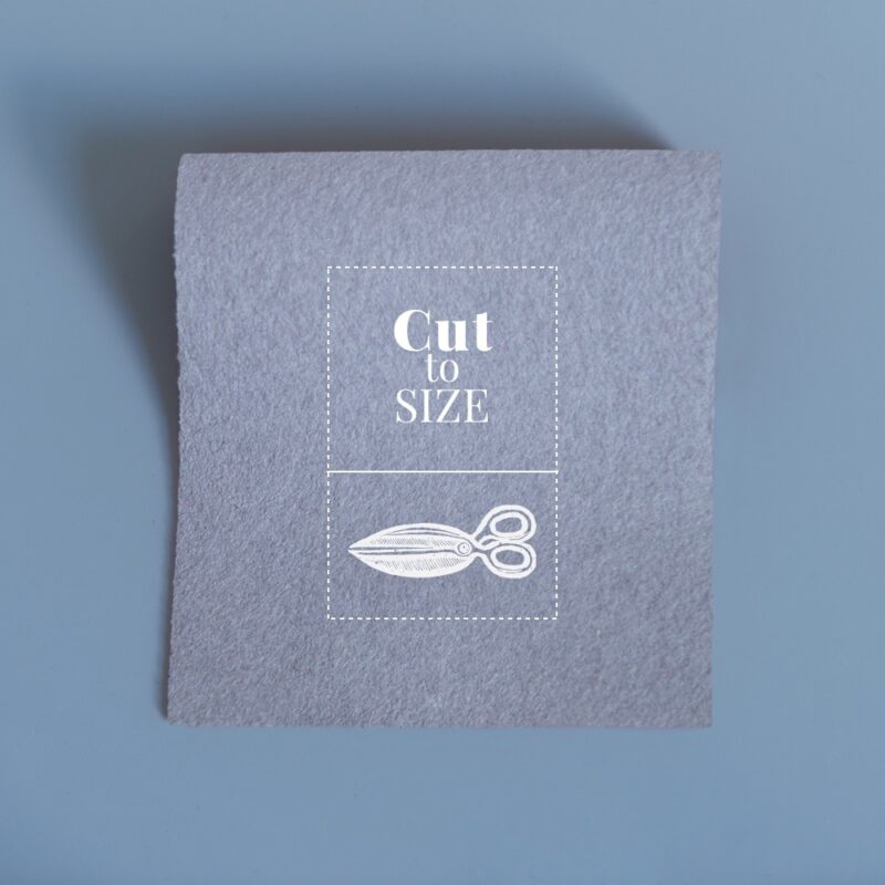 Cloth Cut to Size - Pewter Grey Standard Baize