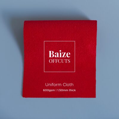 Baize Offcuts – Uniform Scarlet