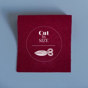 Burgundy Red Baize Circle – Cut to Size