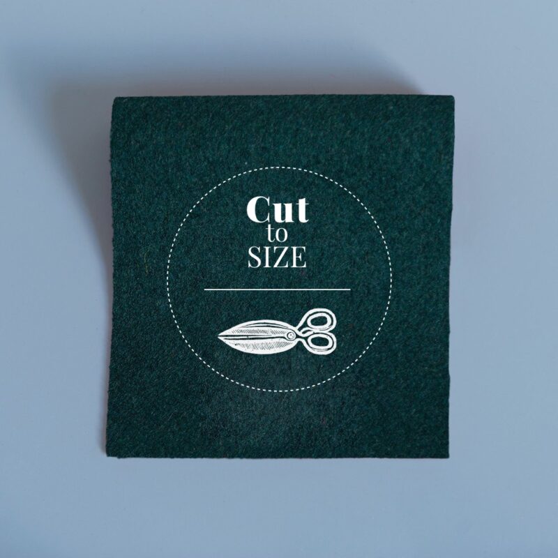 cedar green circle of baize cut to size