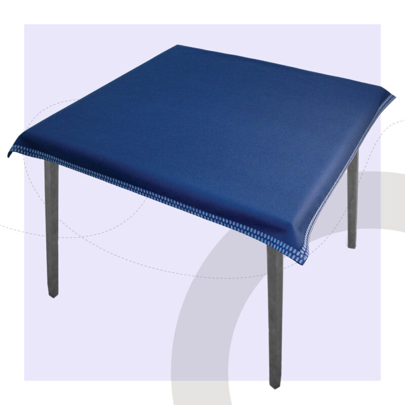 made to measure blue modern interiors table cloth