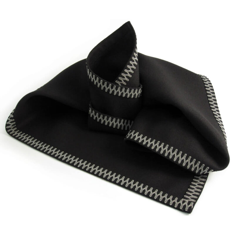 modern interiors luxury circular black tablecloth