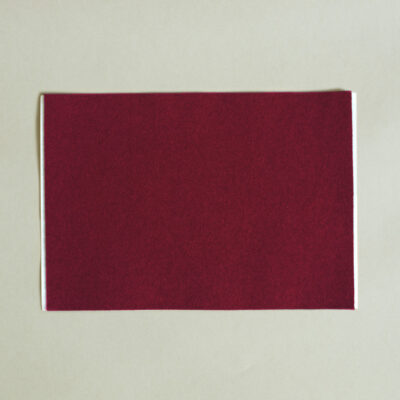 self adhesive burgundy red baize A4 sheet