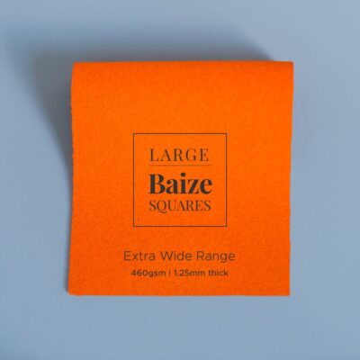 Bright Orange Precut Baize Squares – Card Table Size