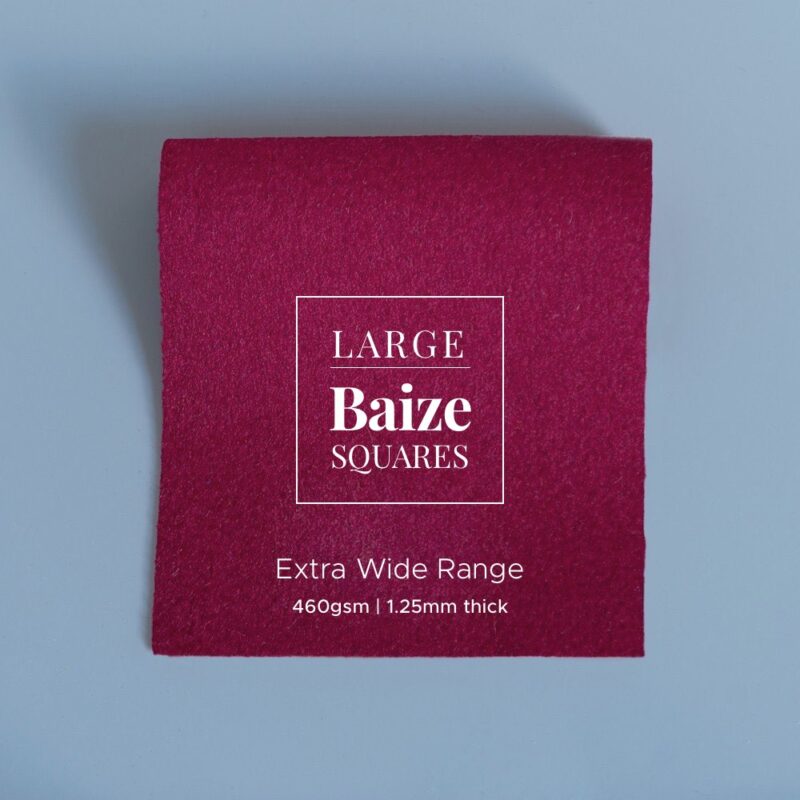 extra wide precut square claret red