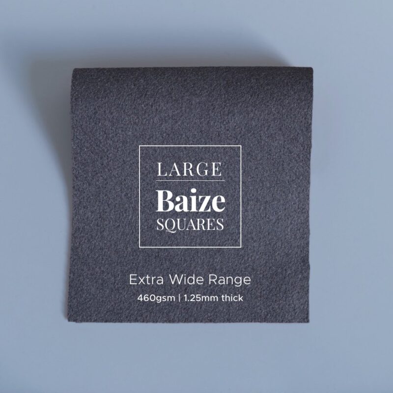 extra wide precut square graphite grey