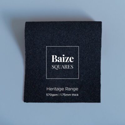 Black Precut Baize Squares – Card Table Size
