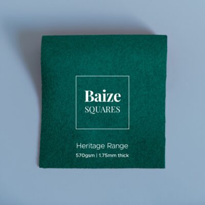 Holly Green Precut Baize Squares – Card Table Size