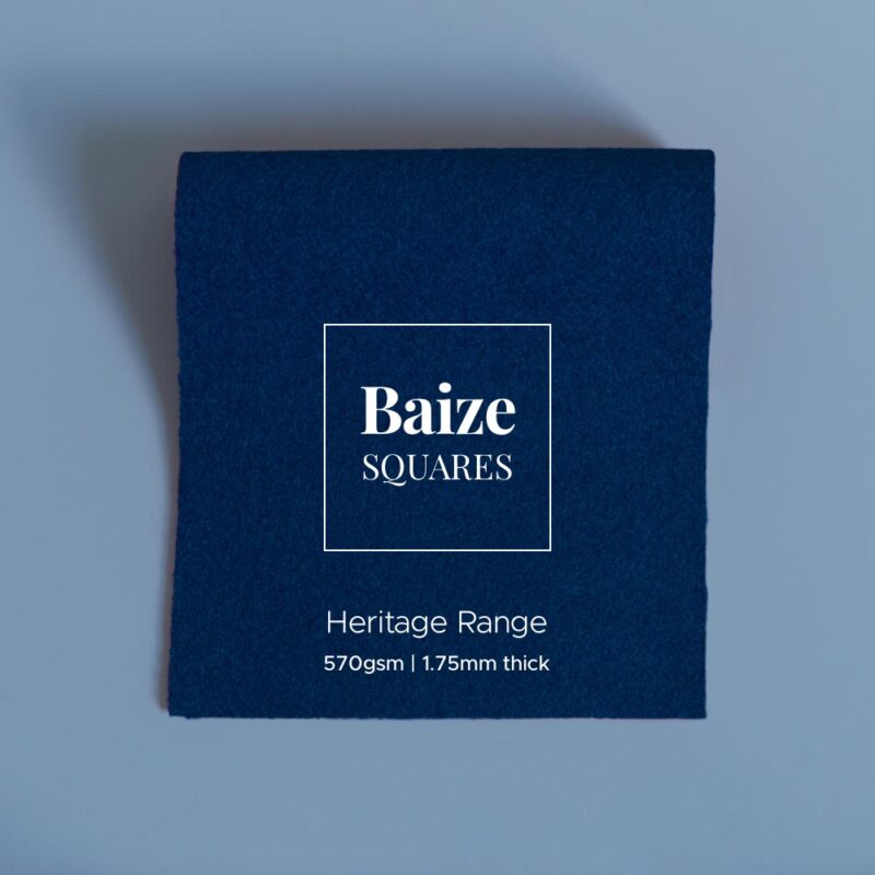 heritage baize precut square royal blue