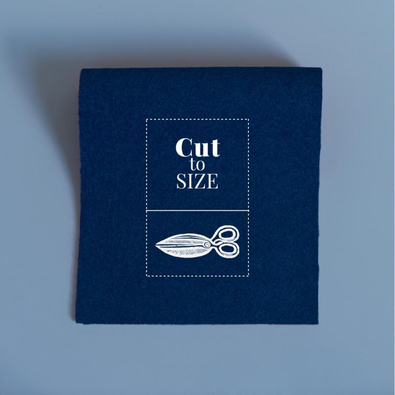 Fabric Cut to Size - Navy Blue Standard Baize