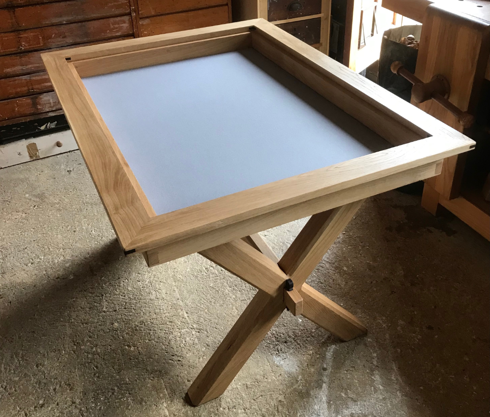 oak dining and gaming table nick clouting