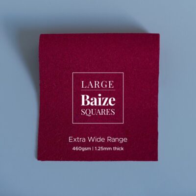 Cherry Red Precut Baize Squares – Card Table Size