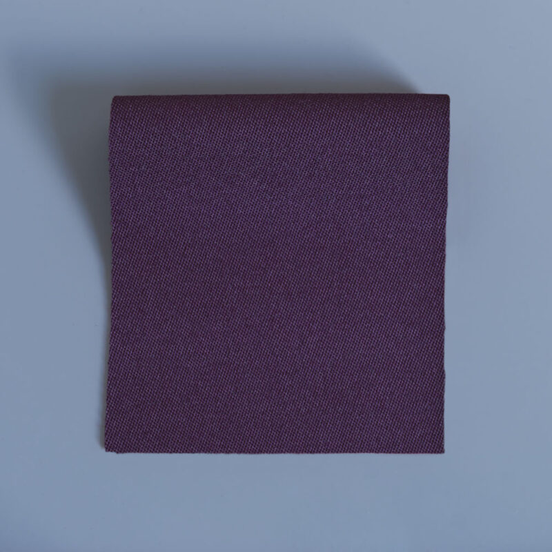 barathea purple woven woolen fabric swatch
