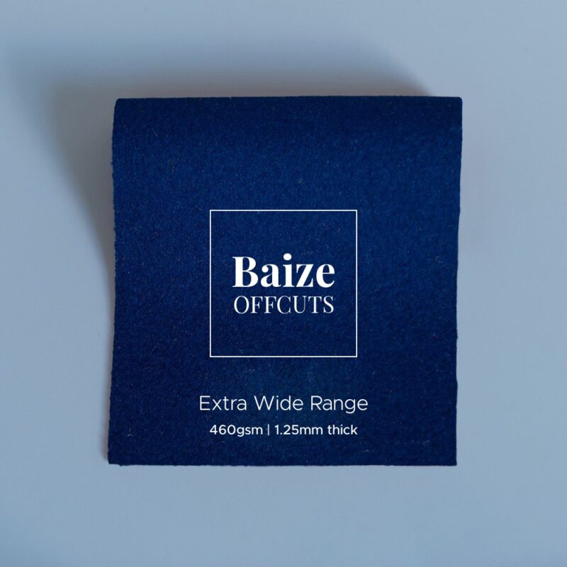 extra wide broadcloth dark navy baize offcut remnant