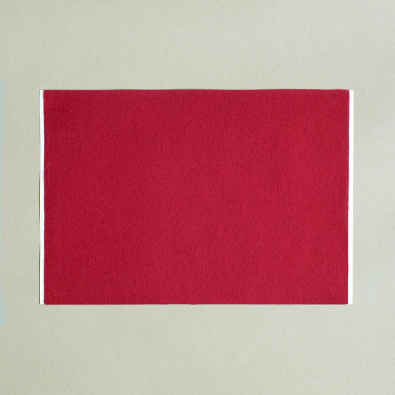 self adhesive bright red baize A4 sheet