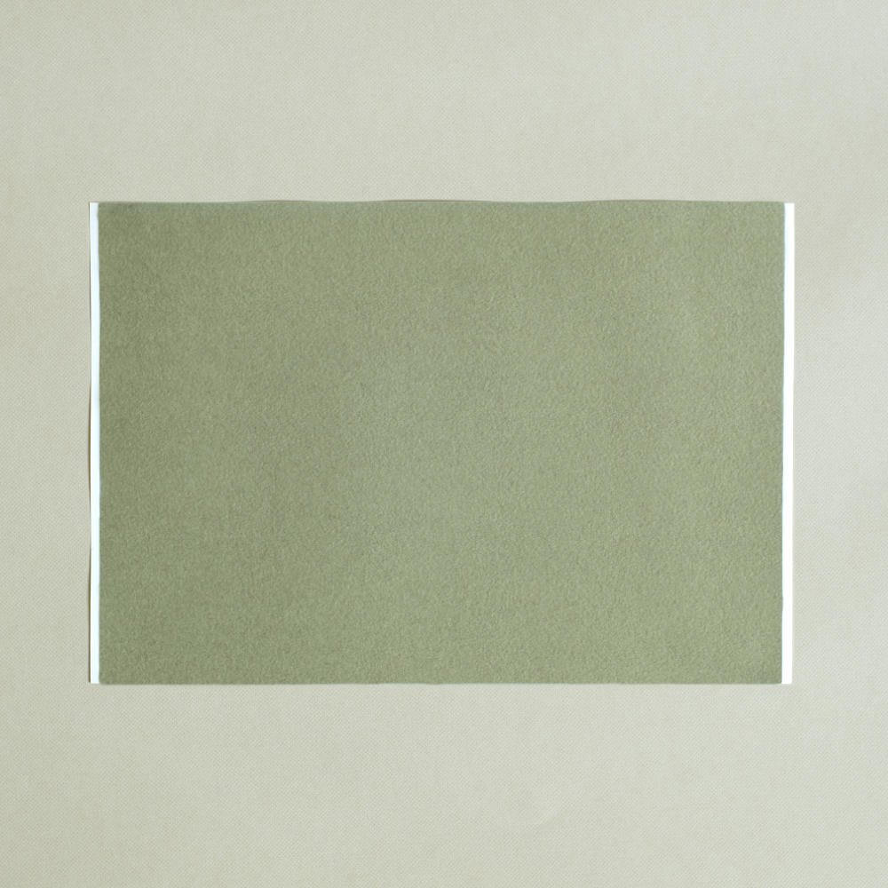 self adhesive green clay baize A4 sticky backed sheet