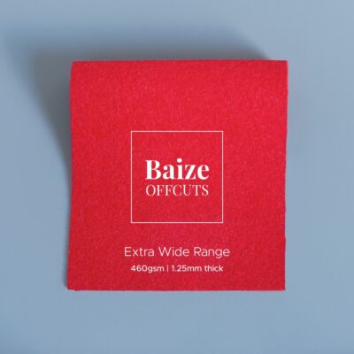 Baize Offcuts – Bright Red