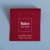 upholstery baize precut square gothic red