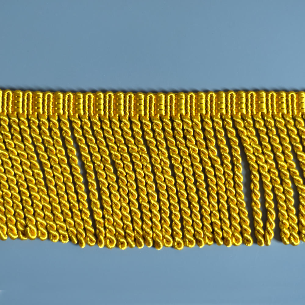 bright gold heavy weight bullion fringing braid