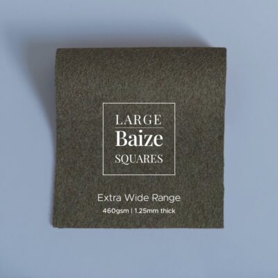 Dark Olive Precut Baize Squares – Card Table Size