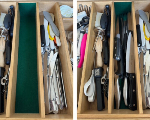 Baize to Line a Kitchen Drawer